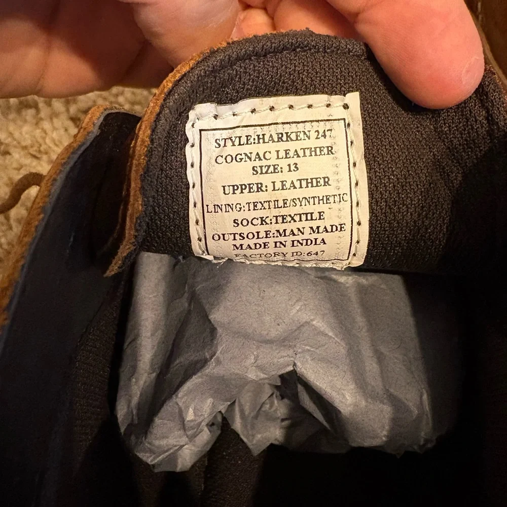 Men’s brown leather Steve Madden dress shoes